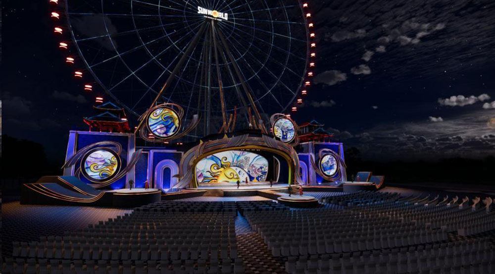 Sân khấu thiết kế 5 vòng tròn ấn tượng và hoành tráng từ đạo diễn gạo cội Phạm Hoàng Nam