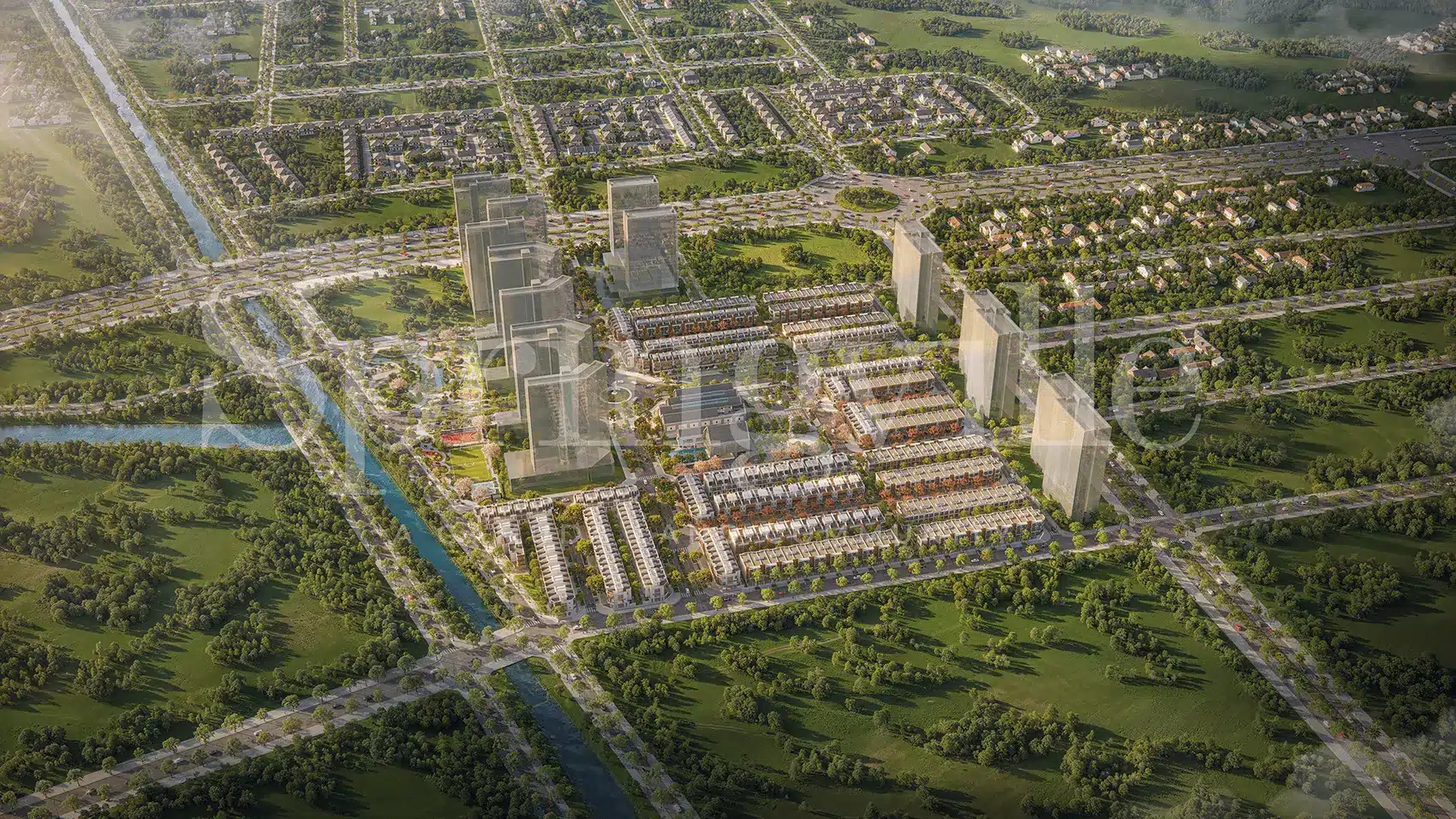 Spring Ville – Khu đô thị sinh thái hiện đại tại Đường Tôn Đức Thắng, Hiệp Phước, Nhơn Trạch, Đồng Nai.