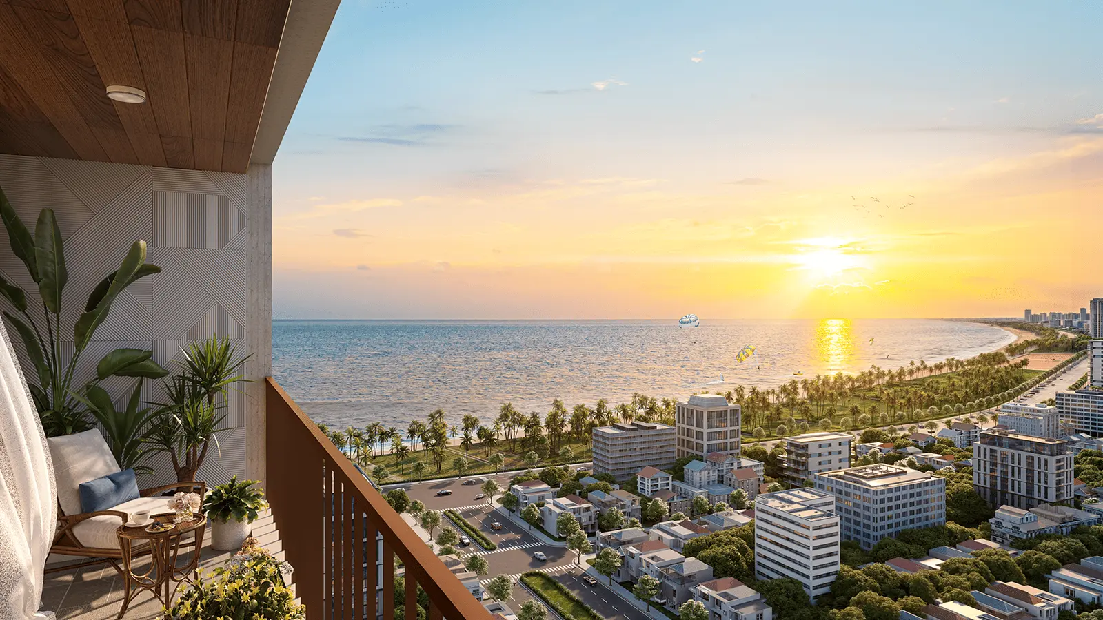 Tận hưởng view biển Mỹ Khê tuyệt đẹp từ Sun Costa Residences Đà Nẵng – dự án đẳng cấp tại vị trí kim cương.